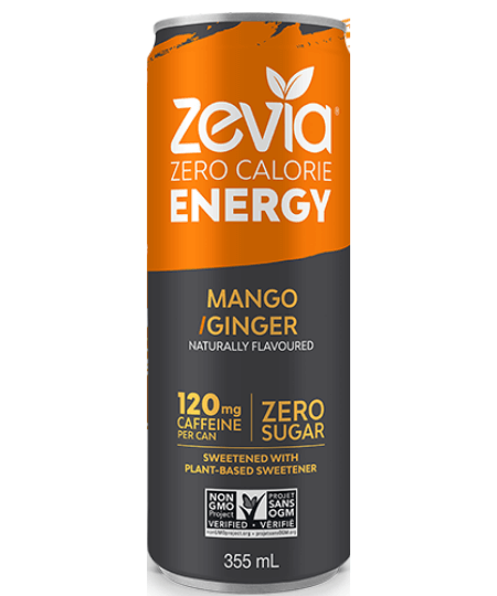 Zero Sugar Added Energy Drink - Mango Ginger